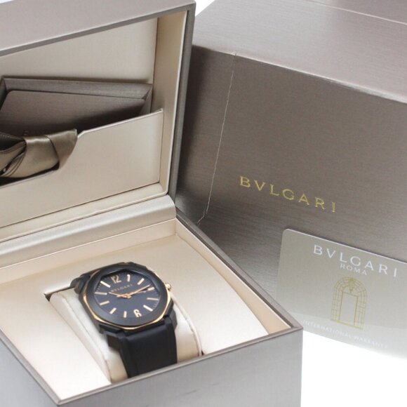 BVLGARI Octo BGOP41SG Date Black Dial Automatic Men's Watch_841624 - Picture 1 of 7